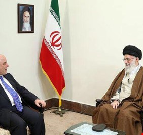 السيد الخامنئي يبدي اعجابه بالعبادي !