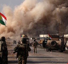 ابطال الحشد يجندلون احد أقرب القادة الكبار لمسعود في البشمركة