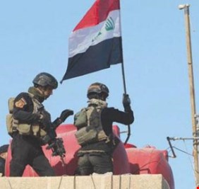 تحرير منطقة الـ 70 ورفع العلم العراقي فوق مبانيها
