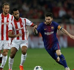 برشلونة يسقط في فخ التعادل أمام أولمبياكوس