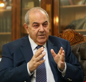 علاوي لجريدة عكاظ: مادام الطرف الآخر لن يخجل من التصريح بالدعم الإيراني، فنحن لن نخجل ايضاً من الإعتراف بالدعم السعودي !