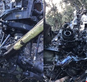 حصريا صور حطام طائرة الأمير السعودي القتيل، ومصادر بالأسرة الحاكمة: “أُسقِطَت عمداً”