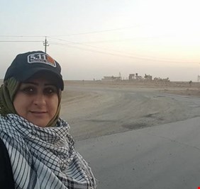 استشهاد مراسلة حربية في الحشد واصابة مصور بتفجير غربي الانبار