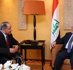 مصادر قريبة من مركز القرار : العبادي لا يعترف بغير مسعود البرزاني !