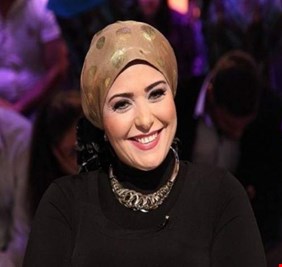صابرين تعبر عن اعجابها الشديد لفنان عالمي وتجتمع معه في صورة