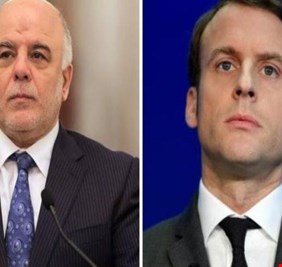 ماكرون : فاتحت العبادي بضرورة إنهاء الحشد الشعبي وندعم الحوار بين بغداد وأربيل وفق الدستور