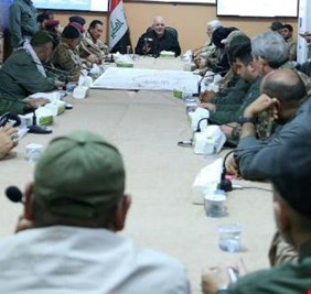 العبادي يتلقى تقريراً عن عمليات تسلل كبيرة لـ”داعش” إلى جرف الصخر