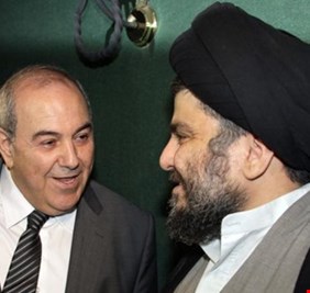 علاوي في النجف أمس، فهل التقى الصدر، ولماذا لم ينشر أي خبر عن هذا اللقاء ؟