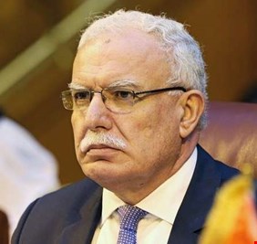 وزير خارجية فلسطين: 