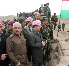 مسعود برزاني لجأ الى قصره المحصن في مصيف صلاح الدين هرباً من 