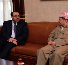 مكتب المالكي يكشف عن قنوات اتصال مع “البارزاني” ويحدد شرطاً واحداً للتحالف معه !