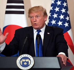 ترامب: لا ننوي القيام بعمل عسكري ضد بيونغ يانغ أثناء الحوار بين الكوريتين