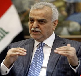 طارق الهاشمي يمتدح أثيل النجيفي ويتهم الحكومة والقضاء بمحاربة السنة !