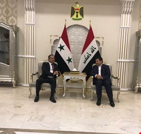 وزير الداخلية السوري يصل بغداد في زيارة مهمة، والأعرجي يصحبه لمقابلة العبادي