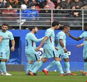 برشلونة يحلق بعيدا في صدارة الليغا