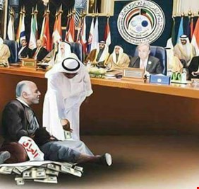 الخليجيون ينشرون صوراً فيها اساءة للعبادي، وإهانة لكرامة العراقيين !