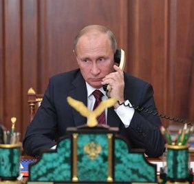 بوتين لميركل وماكرون: الهدنة في سوريا لا تشمل العمليات ضد الإرهابيين