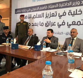 كربلاء تحتفي بقاسم الأعرجي، والكربلائيون يقدمون له درع الشكر  والإبداع تكريماً لجهوده الأمنية