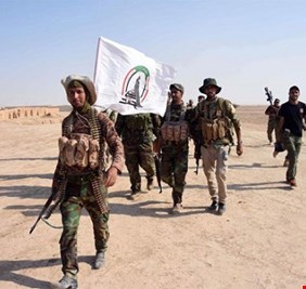 قتل ستة عناصر  من داعش على ايدي ابطال كتائب حزب الله  في جرف النصر