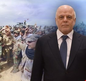 صحيفة سعودية تزعم ان المرجعية منحت العبادي (كرين لايت) لتحجيم الحشد الشعبي !