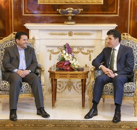 بارزاني والاعرجي يناقشان 