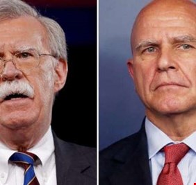 ترامب يقيل مستشاره للأمن القومي ماكماستر ويعيّن جون بولتون خلفاً له