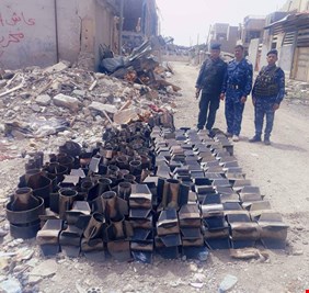 العثور على صواريخ أيمن الموصل