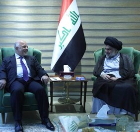 الصدر يلتقي الحكيم في النجف ويزور  العبادي في بغداد .. وشتان ما بين هذين اللقائين !