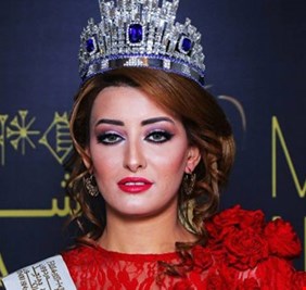 ملكة جمال العراق سارة عيدان في اسرائيل .. ( شالوم ) سارة !