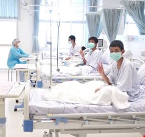 السماح بخروج فتية الكهف بتايلاند من المستشفى الخميس المقبل