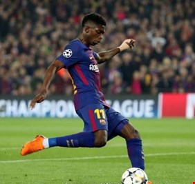 رئيس برشلونة يحسم مستقبل ديمبلي