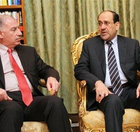 النجيفي والمالكي تقارب هدفه 