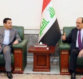 المالكي يبحث مع الاعرجي مستجدات الأوضاع الأمنية والسياسية في البلاد