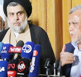 سائرون: الصدر والعامري توصلا إلى تفاهمات واسعة بشأن تشكيل الكتلة الأكبر