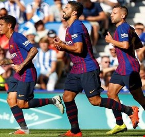 برشلونة يقلب الطاولة على ريال سوسيداد
