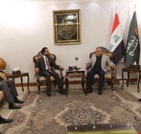 الحلبوسي والعامري يبحثان تقليل رواتب النواب والرئاسات ومحاربة الفساد