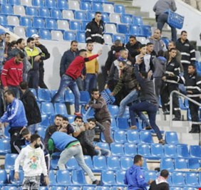 الاردن تعتقل عضوين بحزب البعث هتفا باسم الطاغية خلال مباراة الجوية مع الجزيرة