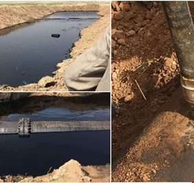 العثور على حفرتين لتهريب النفط الخام شمال شرقي بغداد