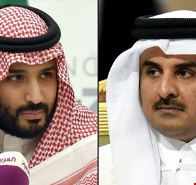 حرب فضائح قذرة بين السعودية وقطر ..العربية تبث فيديو أباحي لتميم، والجزيرة ترد بفيلم فضائحي لإبن سلمان !