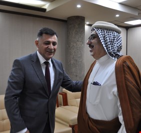 بكل الإمتنان والتقدير الوزير الربيعي يستقبل أمير ربيعة، وشيخ قبيلة المياح