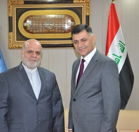 وزير الاتصالات العراقي والسفير الإيراني يبحثان تبادل المعلومات بين البلدين