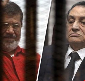 مبارك يتغيب عن جلسة محاكمة مرسي والمحامي الديب يوضح