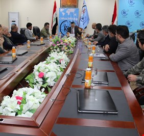 بمناسبة يوم النصر العراقي: وزير الاتصالات يستقبل ابطال الحشد الشعبي من منتسبي الوزارة