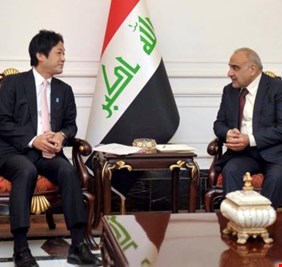 عبد المهدي يقدم عرضاً الى اليابان