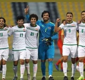 العراق يفوزعلى فلسطين وديا