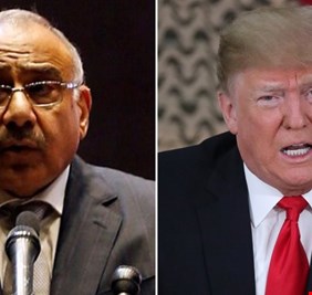 وزير الخارجية يكشف ما حدث بين عبد المهدي وترامب