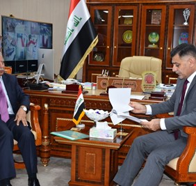وزير الاتصالات يستقبل وفد الجمعية الوطنية للفحص الهندسي والحماية المدنية