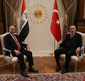 صالح يبحث مع اردوغان العلاقات بين البلدين وتوسيع آفاق التعاون المشترك