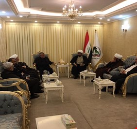 من بيت قيس الخزعلي، العامري والمهندس وقادة الحشد يحذرون الحكيم، ويطالبون جمهور العصائب بالتهدئة