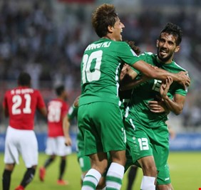 ثلاثية في شباك اليمن تقود اسود الرافدين لثمن نهائي كأس آسيا